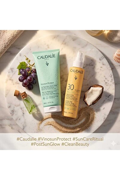 Caudalie Vinosun Protect Spf 30 Güneş Spreyi 150 ml + Güneş Sonrası Losyon 20...