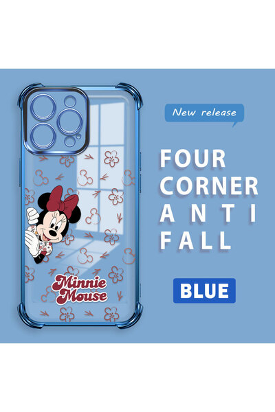 ucuc حافظة شفافة متوافقة مع آيفون 15 برو ماكس بأربعة زوايا من السيليكون وحواف...