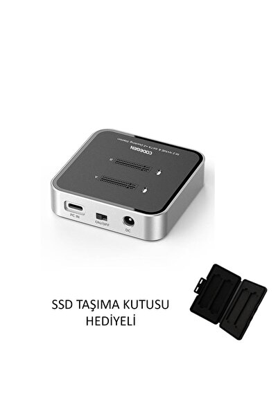 CODEGEN USB 3.1 Type-C Dock Station with Dual M.2 Nvme Ssd Disk Slots Cdg-Doc...
