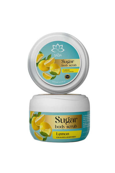 Saba مقشر الجسم بالسكر برائحة الليمون 125 مل