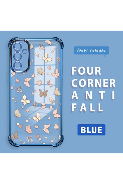 ucuc حافظة سامسونج جالاكسي A14 4G/5G شفافة متوافقة مع تقنية 5G، مصنوعة من الس...