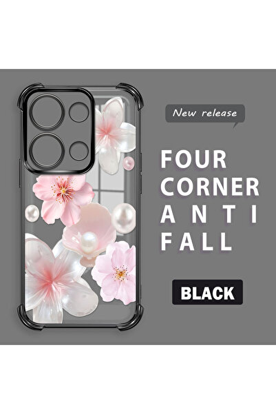 ucuc حافظة بوكو إم 6 برو 4 جي متوافقة مع الهاتف، شفافة بأربعة زوايا، مصنوعة م...