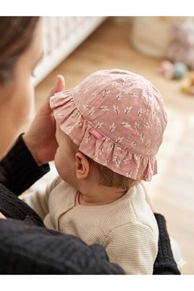 Kitti 0-18 Months Flower Figured Baby Girl Fedora Hat