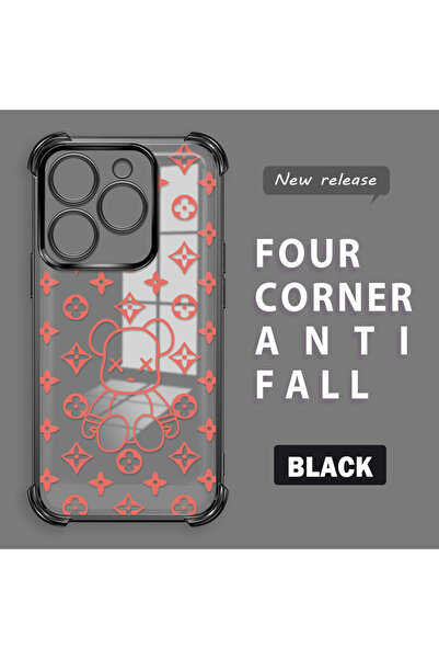 ucuc حافظة شفافة متوافقة مع Infinix Smart 8/8 Pro ذات أربعة زوايا من السيليكو...