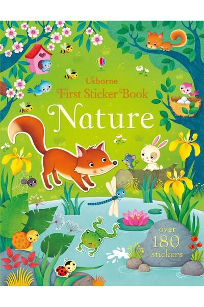 Usborne Prima carte cu stickere Nature