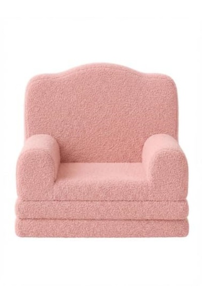 Garvee كرسي أريكة للأطفال قابل للتحويل 2 في 1 - غطاء قابل للغسل - تصميم تاج ل...