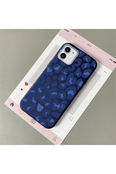 CASEVIBE iPhone 12/12 Pro Uyumlu Şık leopar desenli, deri dokulu telefon kılıfı