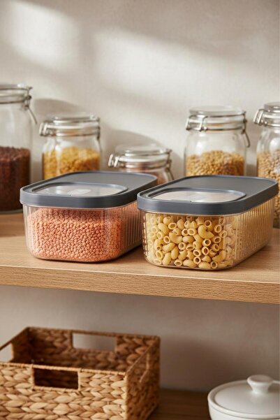 EWs حاوية تخزين متعددة الاستخدامات سعة 5 لتر مع غطاء منزلق مدخن وحاوية طعام و...