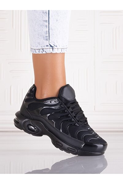 Botinelli Sneakerși Nikona negri din material textil pentru femei, mărimea 39