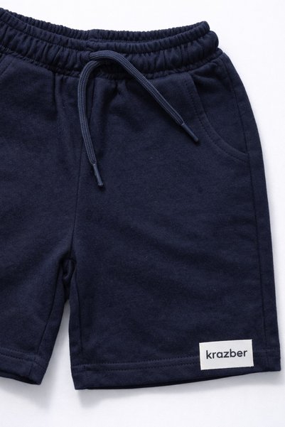 Krazber Children's Summer Shorts Combed Cotton with Two String Pockets