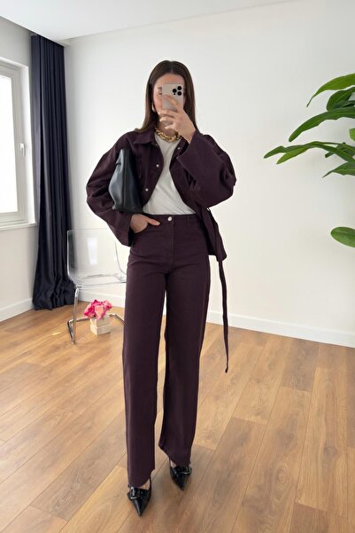 BelezaStore BORDO TAKIM MÜRDÜM DENİM TAKIM