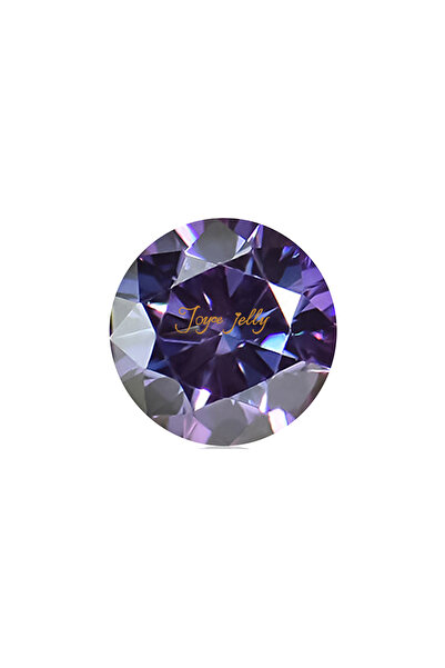 Choice4 6.5MM - 1 CT(1 pcs) violet JoyceJelly 1 PCS 1CT 6.5mm Moissanite Loos...