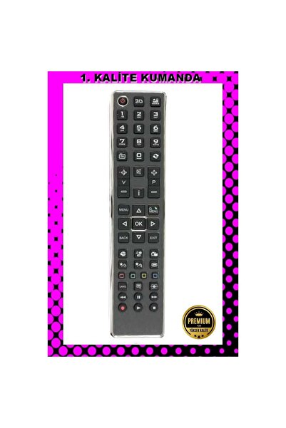 Vestel 3D Lcd Led Tv Kumandası 125056 E31/B