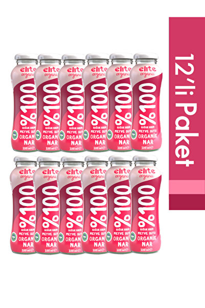 Elite Naturel 12'li Organik Nar Suyu 200 Ml