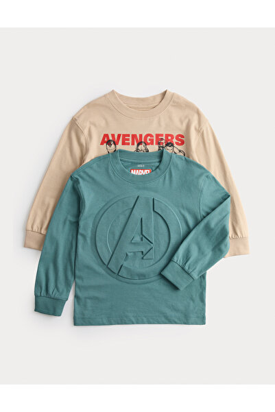 Marks & Spencer 2'li Marvel T-shirt Seti
