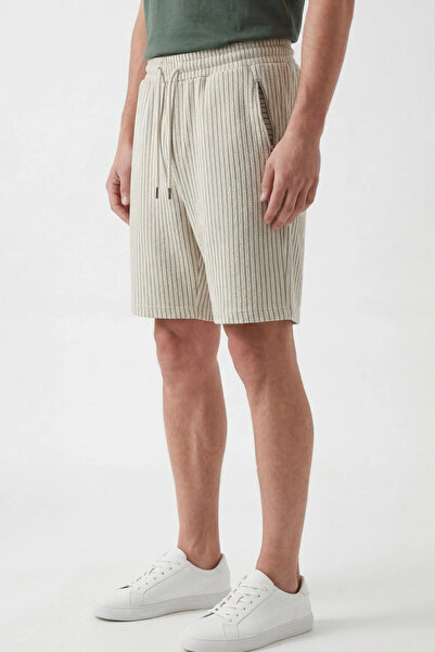 EXSPORT napron Pantaloni scurți de vară cu cu dungi fermoare