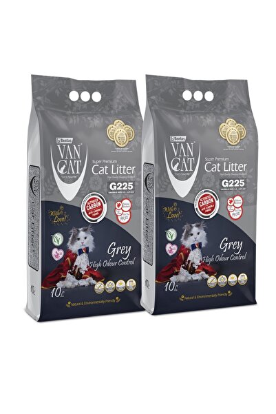 Vancat Van Cat Aktif Karbonlu Süper Topaklanan Premium Kedi Kumu - 10 lt X 2 ...