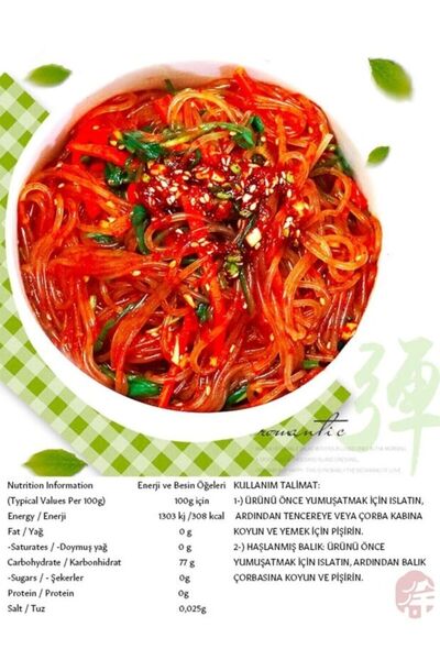 yu long shan Tatlı Patates Eriştesi ( Sweet Potato Vermicelli) - 300g