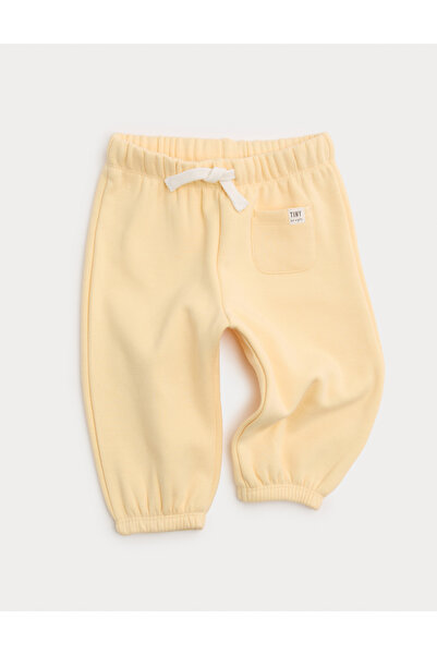 Marks & Spencer Pamuk Karışımlı Polar Astarlı Jogger Pantolon (0-3 Yaş)