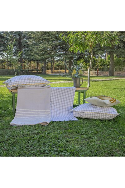 Sarev Almira-Z Gray Double 100% Cotton Pique Bedspread Set