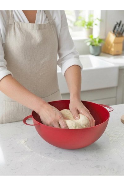 Saban Red, Dough Fermentation and Yogurt Storage Container 8.5 Liters