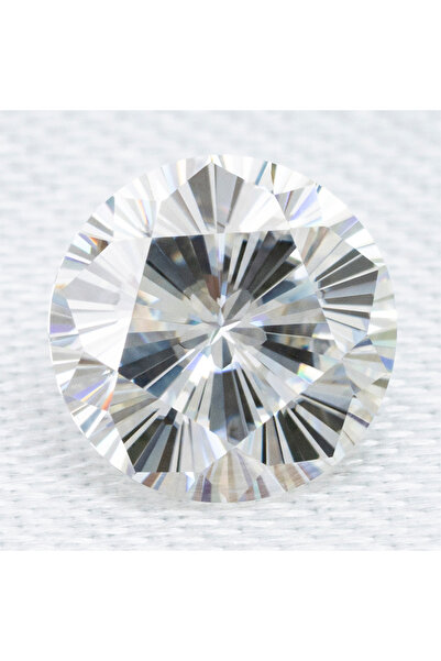 Choice4 6.5mm-1ct Sakura Cut Moissanite Round Shape Special Sakura Cut D Colo...