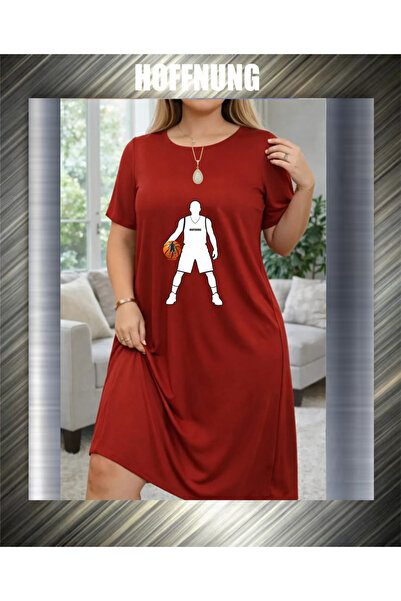 HOFFNUNG Tricou unisex cu mânecă scurtă, guler rotund, cu imprimeu cu jucător...