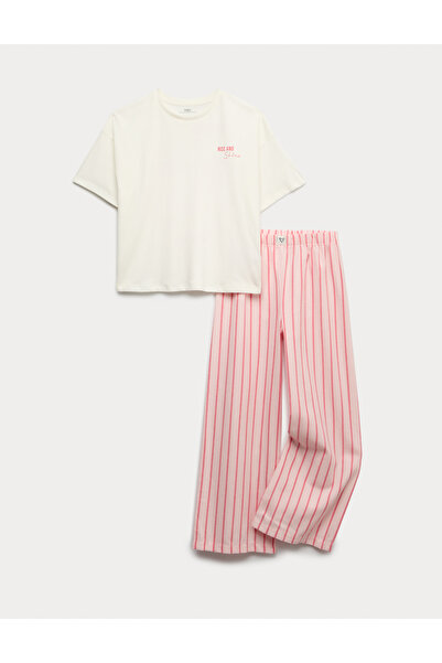 Marks & Spencer Desenli Pijama Takımı