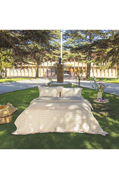 Sarev Almira-Z Yellow Single 100% Cotton Pique Bedspread Set