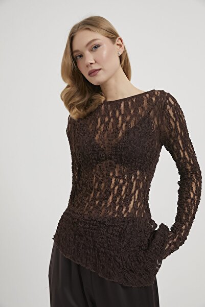 Arma Life ARMALIFE 10543 ΦΟΥΣΤΑ ΚΑΪΚΙΑ ΑΣΥΜΜΕΤΡΙΚΗ ΜΕ ΜΠΛΟΥΖΑ Δαντέλα DIN