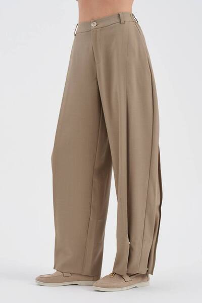 tw3 Pantaloni de damă cu design detaliat și croială balon