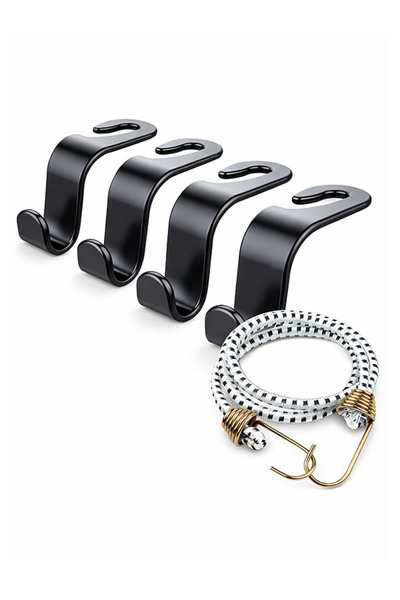 MS Garaj Araç İçi Düzen Seti | Bagaj Sabitleme Lastiği ve Arkası Askı Organiz...