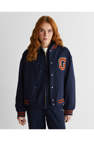 Gant Kadın Lacivert Standart Fit Mont