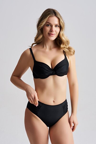 AQUAVİVA Set bikini pentru femei Nadia Covered fără sârmă Negru