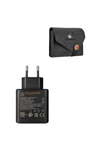 QUANDES Kit de încărcare rapidă USB-C, 45W PD Negru cu geantă de depozitare p...