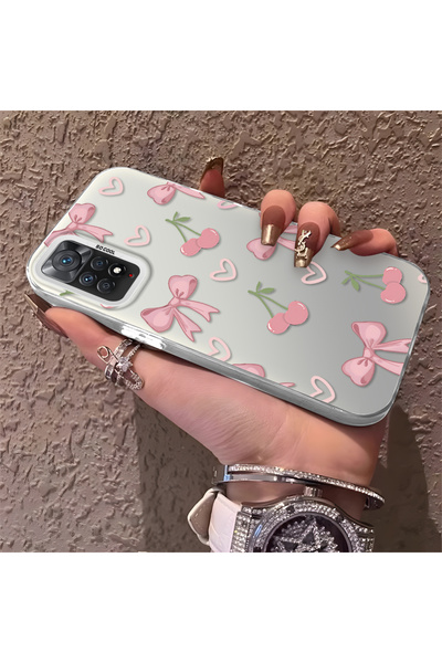 ARTISHELL Redmi Note 11 Pro 4G/5G Uyumlu Fiyonk Kalp Desenli Yüksek Kaliteli ...