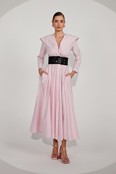 NOK İSTANBUL Iconic Archivist Maxi Dress Pink