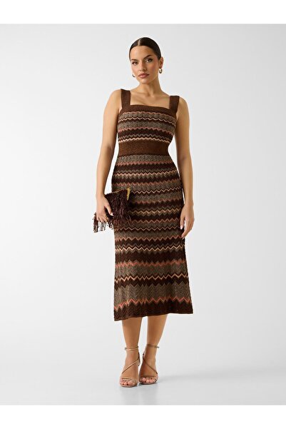 Guess SUKI SL SQUARED NECK SWTR DRES