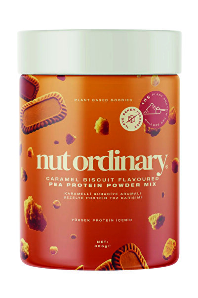 Nut Ordinary Karamelli Kurabiye Aromalı Vegan Bezelye Protein Toz Karışımı