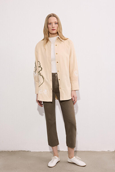 Touché Privé Embroidered Gabardine Shirt