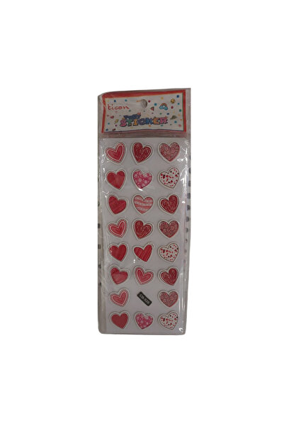 Ticon Puffy Sticker Heart Tps-004/10 (Pack of 20)
