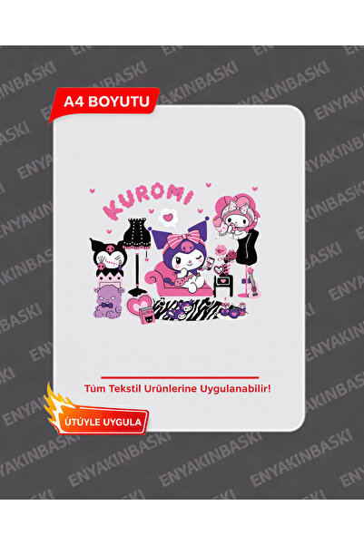 A4 Transfer KUROMİ3 Baskı – Tişört Baskı Transferi | Ütü ile Uygulanabilir