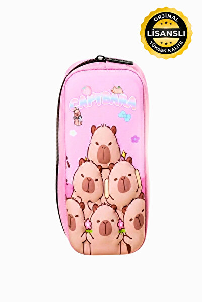 capybara Original Licensed Eva Front Surface Pencil Case |   Zippered, Large ...