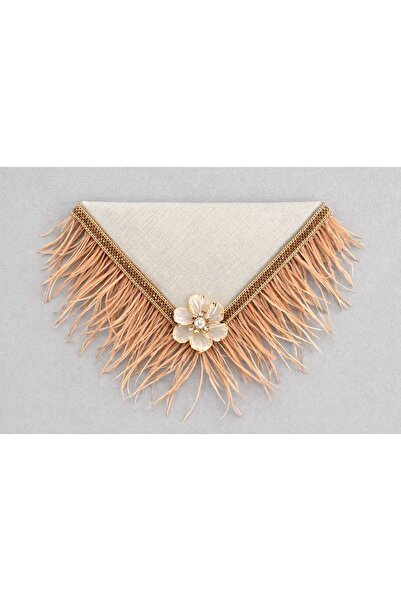 shop Bronz Şeritli İnce tüylü Kahve Yanı Sunum Peçetei