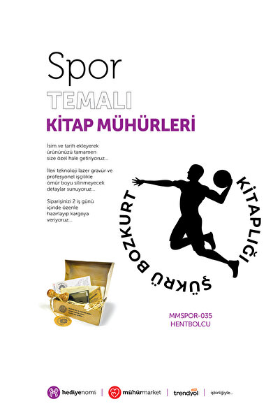 HEDİYENOMİ MühürMarket > ختم كتاب رياضة اليد للرياضيين - ختم كتاب > MMSPOR-035