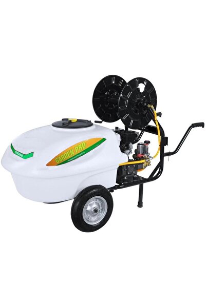 GARDENPRO Garden Pro Benzinli Basınçlı Ilaçlama Makinası 200 Lt + 50 Mt Ilaçl...