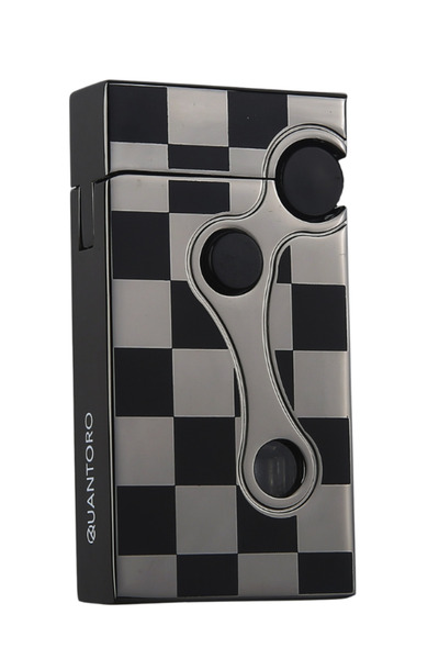 Quantoro Soft Flame Gunmetal Desenli Metal Puro Çakmağı