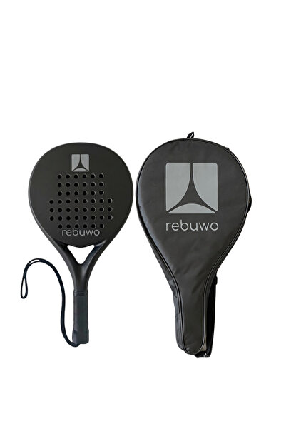 Rebuwo 12K Padel Raketi Round Kesim Gri 4018