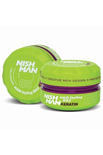 NISHMAN Ceară de coafat pentru păr 05 Keratină