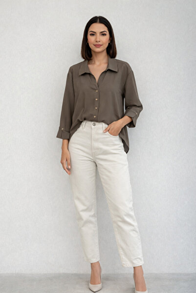 AYHAN Κρεπ Μπλούζα 81834